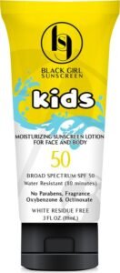 Black Girl Sunscreen Kids Broad Spectrum Sunscreen Spf 50